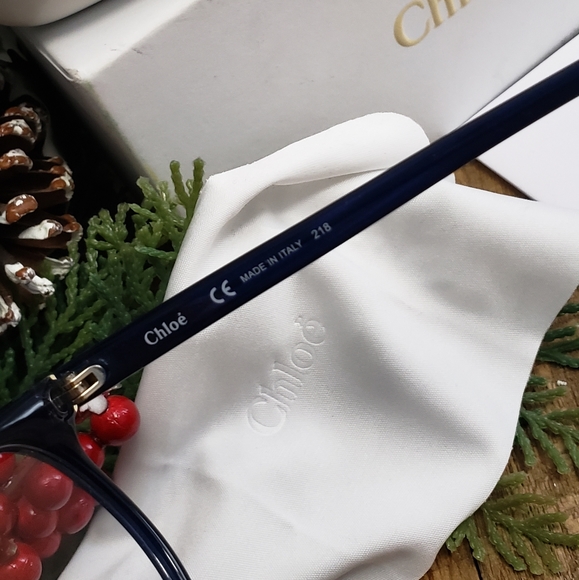 Authentic Chloe eyeglasses Navy Blue - Picture 5 of 9